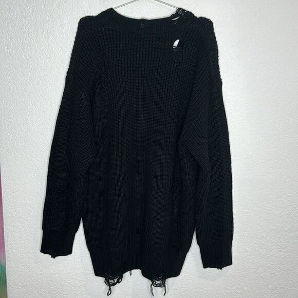 NWT Ser.O.Ya RUMI SWEATER Dress Black Large Revolve - Picture 6 of 12